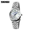 Time beauty SKMEI nueva moda clásico para hombre correa de acero calendario impermeable reloj deportivo simple de negocios reloj de cuarzo