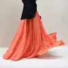 Falda Plisada Texturizada para Mujer Nueva Colección Primavera Verano 2026 Falda Larga con Dobladillo Ancho Falda Simple de Textura de Algodón y Lino