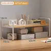Prateleira Simples para Armazenamento Doméstico, Estante de Livros, Prateleira de Armazenamento em Camadas para Bancada de Cozinha, Prateleira para Armazenamento de Cosméticos, Estante Multifuncional
