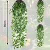 Hojas de Ratán Artificiales, Hojas de Planta Verde Artificiales, Hojas de Potos, Hojas de Uva, Decoraciones de Plantas Verdes Artificiales en Maceta, Hojas Artificiales