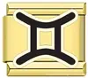 Nuevo Modelo de Pulsera de Módulos con 12 Signos del Zodiaco, Acero Inoxidable Italiano, Patrón Dorado Bañado por Goteo de Aceite, Accesorio de Pulsera Personalizable DIY Gratis