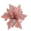 Decoraciones Navideñas de Flores Artificiales Guirnalda Rosa de Terciopelo para Árbol de Navidad Decoración Cabezas de Flores Artificiales al por Mayor Cabezas de Flores de Navidad