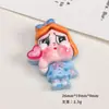 Acessórios de Resina DIY Desenho Animado Joias Menina Chorando Cola de Chantilly Grampo de Cabelo Capa de Celular Fivela de Sapato Chaveiro Pingente com