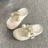 Meias-Pantufas Femininas para Uso Externo Primavera e Verão 2026, Novos Calçados Versáteis Casuais Slip-On Fechados no Bico Estilo Birkenstock para Estudantes