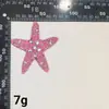 Nuevo Comercio Exterior Hecho a Mano Estrella de Mar de Perlas Joyería Pequeña Broche Colgante Independiente Accesorios al por Mayor DIY Encaje