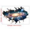 Amazon Nuevo 3D Autoadhesivo Despegar Pared Estrella Universo Planeta Mundo viruela Sala de Estar Pegatina de Pared Decorativa