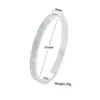 Pulsera de Acero Titanio de Tres Filas con Hebilla de Estrella de Diamantes para Mujer Material Acero Inoxidable 304 Color Conservante Pulsera con Galvanoplastia al Vacío en Horno