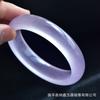 Venta al por mayor del fabricante Pulseras de Jade Imitación de Alta Calidad, Pulseras de Jade Morado Claro de Alto Hielo, Pulseras de Jade de Cuarcita, Pulseras de Jade Luna Blanca