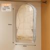 Nuevo PEVA Visible Plumífero Traje Estuche Colgante Compresión Apertura Lateral Impermeable Bolsa Antipolvo Cubrepolvo para Abrigo