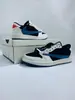 Putian Co-branded AJ1 LOW Top Camada Baixa Sapatilha Reversa Swoosh Chicago Preto Samurai Air Force Comércio Exterior1 Tênis Esportivo Masculino e Feminino