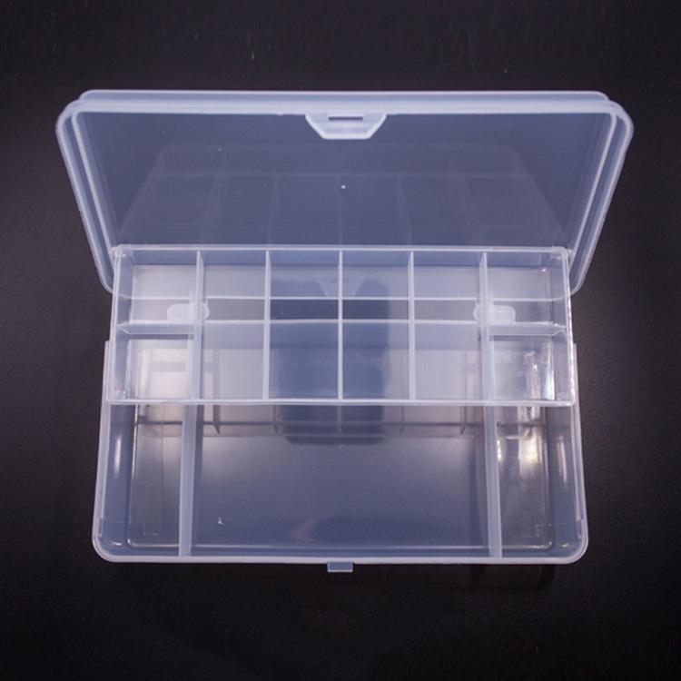 双层路亚工具盒鱼饵盒塑料盒路亚盒海钓配件盒钓具渔具用品配件