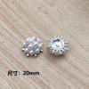 Novo Padrão Floral Estilo Coreano Fivela de Strass Fivela de Strass Pérola de Liga Acessórios de Cabelo DIY Peças Acessórios para Tamanco
