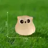 Transfronterizo Nuevo Producto Lindo Búho Luminoso Lindo Muñeco Decoración DIY Accesorios Colgantes Micro Paisaje Pequeños Adornos