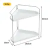 Rack de Especiarias de Cozinha em Aço Inoxidável Doméstico de Bancada para Armazenamento Triangular de Especiarias Rack de Armazenamento Multifuncional para Óleo Sal Molho Vinagre