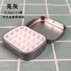 Paleta de Caja de Lata Mini para Bocetos al Aire Libre, Rejilla Portátil para Dispensar Pintura de Acuarela, Caja de Lata para Pegamento de Esmalte de Uñas