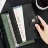 Cuaderno de Hojas Sueltas Piel de Vaca A5 Aspecto de Alta Gama Negocio Simple Engrosado Piel Suave Oficina Línea Horizontal Diario Personalización