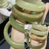 Atacado de fábrica pulseira de jade afegão jade seda tira fina na pulseira de jade larga alargada Fornecimento de jade venderá presentes