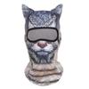 Chapéu Engraçado Transfronteiriço Verão Seda Gelo Proteção Solar Personalizado Animal Nicho Halloween Chapéu Masculino e Feminino Máscara de Ciclismo Respirável