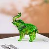 Elefante Nuevos Adornos de Elefante de Cristal Adornos de Cristal para Sala de Estar Oficina Artesanías de Vidrio Regalos de Inauguración
