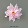 Pasador de flor de lirio, tocado de flor de seda, pinza para el pelo para fotografía de viaje, accesorio floral lateral para el pelo para Hanfu y falda Ma Mian, accesorio para fotografía