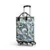 Carrito de compras de gran capacidad con ruedas giratorias silenciosas plegables, impermeable y resistente al desgaste, carrito de compras portátil para supermercado, personalizable