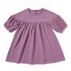 Vestido Infantil para Niñas, Estilo Primavera y Verano, Transfronterizo Princesa Algodón Puro Niñas Clase A Nuevo Modelo 2026 Vestido de Alta Gama, Todo Algodón