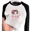 Blusa Térmica de Forro Polar con Bloques de Color y Mangas Largas para Niñas Ropa de Otoño para Niñas Camiseta Cuello Redondo Elegante Ropa Versátil de Otoño/Invierno