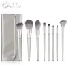 Nuevo Producto Nongying 8 Brochas de Maquillaje Pelo Animal Pincel para Sombras de Ojos Set de Brochas de Maquillaje para Principiantes Cubo de Almacenamiento de Belleza