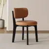Silla Nórdica Moderna Minimalista para el Hogar de Madera Maciza Silla con Respaldo de Diseño Italiano de Lujo Ligero Silla de Comedor para Apartamento Pequeño