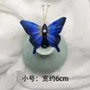Accesorios para el Cabello de Mariposa con Plumas Azules, Pasadores Simulados, Tocados de Estilo Antiguo de la Dinastía Han, Sesiones de Fotos con Vestuario Antiguo, Accesorios de Estilismo de Estilo Antiguo