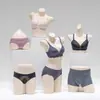Loja de Lingerie Modelo Roupas Femininas Adereços Loja de Roupas Sutiã Push-Up Meio Comprimento Roupas Íntimas Femininas Modelo Suporte de Exibição de Corpo Humano Falso Meio Comprimento