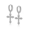 Set de Aretes de Lujo Populares Transfronterizos Europeos y Americanos, Cobre Chapado en Oro Real Incrustado con Circonita, Aretes de Lujo Ligero y de Gama Alta