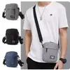 Bolsa Transversal de Ombro de Verão para Meninos Bolsa Mensageiro para Homens Porta-Celular Masculino Mochila Pequena Portátil para Trabalho Bolsa de Ombro Pequena Leve