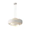 Candelabro LED Moderno Minimalista para Comedor, Lámpara de Comedor Estilo Crema, Candelabro Nórdico para Mesa de Comedor en Casa, Lámpara Colgante para Barra de Bar