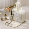 Nova Bolsa de Ombro Tasilon da Paisilong Bolsa de Higiene Impermeável de Grande Capacidade para Viagem de Negócios Bolsa de Armazenamento de Produtos para Cuidados com a Pele