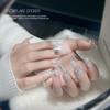 Adesivos de unha de celebridades on-line Floco de neve Branco Estrela oca decalques suéter unha Natal all-match Esmalte cola adesivos decorativos