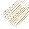 Pulsera de Acero de Titanio con Diseño de Diamante Retorcido Estilo Europeo y Americano Lele Jewelry para Hombres y Mujeres, Diseño de Nicho Hip-Hop de Moda con un Estilo Fresco y Minimalista