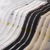 Directo de fábrica 5.5cm tres filas dorado y plateado blanco y negro cinta de pescado poliéster elástico traje de baño ropa interior banda elástica en stock