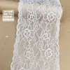 Al por mayor 9.8 yuanes el kilo accesorios hechos a mano al por mayor malla de algodón algodón soluble en agua no elástico encaje elástico blanco