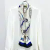 Bufanda fina de verano para celebridades de internet, protección solar, moda estilo coreano estilo ins bufanda estilo occidental bai combinación cinta protectora para el cuello