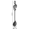 Colher de aço inoxidável 304 alto valor de cor colher de nota colher de sobremesa criativa de aço inoxidável colher de mistura colher de sorvete