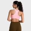 Nuevo Sujetador Deportivo de Rayas Verticales 2.0 de Cuello Alto Alta Resistencia Absorción de Impactos Push-Up Fitness Yoga Bra Daw057