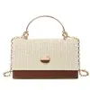 2026 Nueva Bolso de Hombro Simple de Moda para Mujer Estilo Coreano Moderno Casual Cadena Bolso Cruzado Bolso de Mano Elegante Versátil