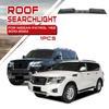 Adecuado para Nissan Patrol Lámpara de Techo Foco Modificación Cubierta del Motor Compartimento del Motor Cubierta Anti-Arena Accesorios