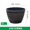 Vaso de Flor Imitando Barril de Madeira Universal Resina Jardinagem Árvore Frutífera Planta em Vaso Grande Diâmetro Grande Vaso de Flor Plástico Amazon