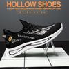 Comercio exterior en stock Zapatillas de deporte para hombre Nuevas zapatillas de otoño transpirables de malla tejida para volar Zapatos de marea casuales coreanos para correr para hombre