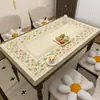 Jogo Americano para Mesa de Centro e Mesa de Jantar, Lavável, Impermeável, à Prova de Óleo, Textura de Couro PVC, Resistente ao Calor, Estilo Boho Europeu e Americano de Luxo Leve