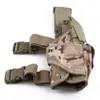 Juego de Piernas Táctico Tornado Tela Oxford 600D Cinta Engrosada Pantalones de Camuflaje para Juegos de Campo Bolsa de Pierna para Exteriores para Cabello