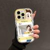 Funda de teléfono móvil Princess Elsa Adecuada para Apple 17 Iphone15Promax Espejo Crema 14/13 Dibujos Animados 12