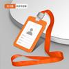 Crachá de silicone personalizado cordão para cartão de trabalho de funcionário personalizado placa de identificação de trabalho produção de cartão de trabalho etiqueta de crachá